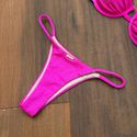 Calcinha Los Angeles Biquíni Fio Tiras Laterais Fucsia Trituê 