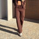 Calça cargo Ayla marrom café Trituê