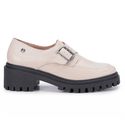 Mocassim Tratorado Monopólio Elyse Off White