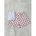 Pijama Masculino Curto Ursos Listras Rosa