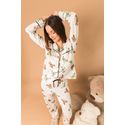 Pijama Feminino Americano Longo Ursos