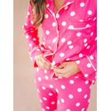 Pijama Feminino Americano Longo Pink Poás