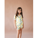 Pijama Infantil Unissex Americano Curto Limão Siciliano