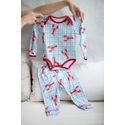 Body Bebê Pijama Lagosta