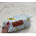 Necessaire Estampa Exclusiva Listrado Limão