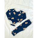 Body Bebê Pijama Ursos Lua