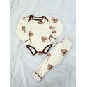 Body Bebê Pijama Ursos Poás