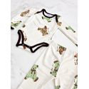 Conjunto Pijama Bebê Body e Calça Ursos Verde
