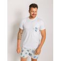 Pijama Masculino Curto Caranguejo