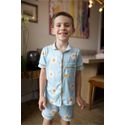 Pijama Americano Curto Infantil Ovos