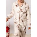 Pijama Infantil Americano Longo Chapéu Ferradura