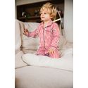Pijama Infantil Americano Longo Listrado Vacas