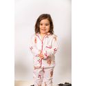 Pijama Infantil Americano Longo Ursos Laços