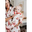 Conjunto Pijama Bebê Body e Calça Ursos Natal