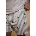 Pijama Masculino Curto Ursos Cinza