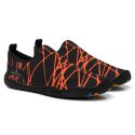 Sapatilhas Aquáticas Unissex Neoprene - preto e laranja