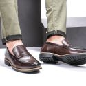 Sapato Casual Masculino Loafer Mood Aspen Café