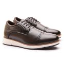  Sapatênis Casual Franshoes Taurus Masculino Café