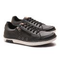 Sapatenis Masculino Calce Facil com Ziper Franshoes Preto