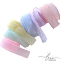 Fita Organza Pompom Importada (40mm) 