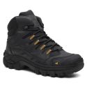 Bota Kansas em Couro Legítimo Bota com C.A. 50.885 - Preto - Diamante