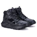 Bota Prime Masculina Original Coturno Couro Resistente Sola EVA - Preto - Extra Leve