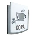 Placa De Sinalização | Copa - MDF 15x13cm