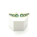 Brinco Earcuff Turmalina Banhada a Ouro