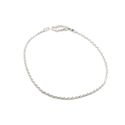 Pulseira Cordão Baiano Super Fino em Prata 925
