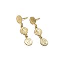 Brinco Moedinhas Boho Banhado a Ouro