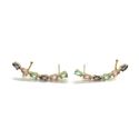 Brinco Earcuff Candy Colors Banhado a Ouro