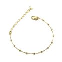 Pulseira Infantil Bolinhas Banhado a Ouro