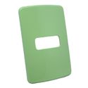 Placa 4X2 1 Posição Horizontal Compose Verde S/ Suporte