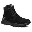 Coturno Adventure Masculino Couro Solado Reciclado Outdoor Preto PRIVATE LABEL TIMBERLAND