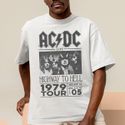 Camiseta Algodão Branca ACDC