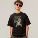 Camiseta Algodão Preta Nirvana
