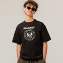Camiseta Algodão Preta Ramones