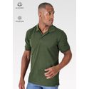  Polo Masculina Verde Musgo