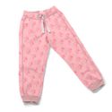Calça Moletom Infantil Felpada Algodão Macia Quentinha Barbie Rosa