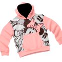 Blusa de Frio Moletom Infantil Grosso Confortável Minnie Rosa