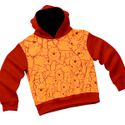 Blusa de Frio Moletom Infantil Grosso Confortável Ursinho Pooh Vermelho