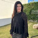 Bata Feminina Renda - Preto