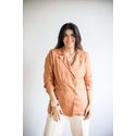 Blazer Feminino de Linho - Terracota