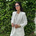 Blazer Feminino Manga Franzida - Off White