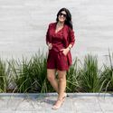 Blazer Feminino Span - Vinho