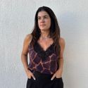 Blusa Feminina Alcinha com Renda - Animal Print