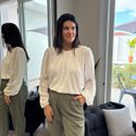 Blusa Feminina Manga Longa Gola Pregas - Off White