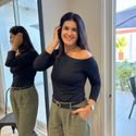 Blusa Feminina Ombro Só - Preto