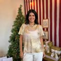 Blusa Feminina Shine - Dourado