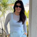 Blusa Feminina Tule Lisa - Azul Claro